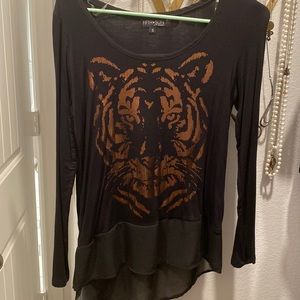 Black and Gold Tiger shirt